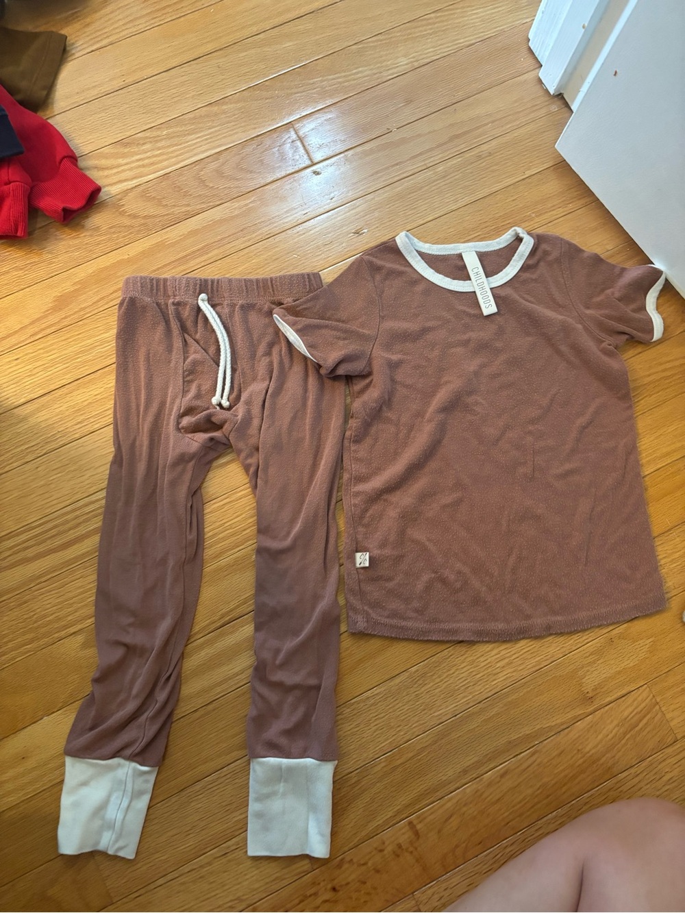 Childhoods matching brown Set with Cream Trim 4T